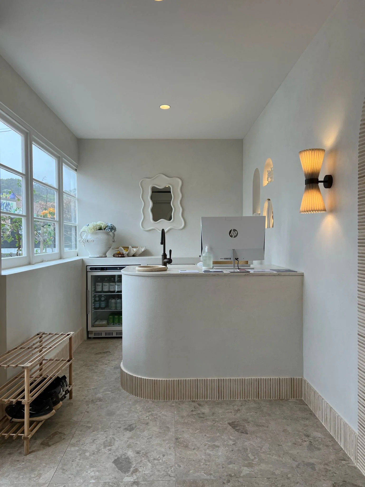 Commercial Venetian Plaster Installation