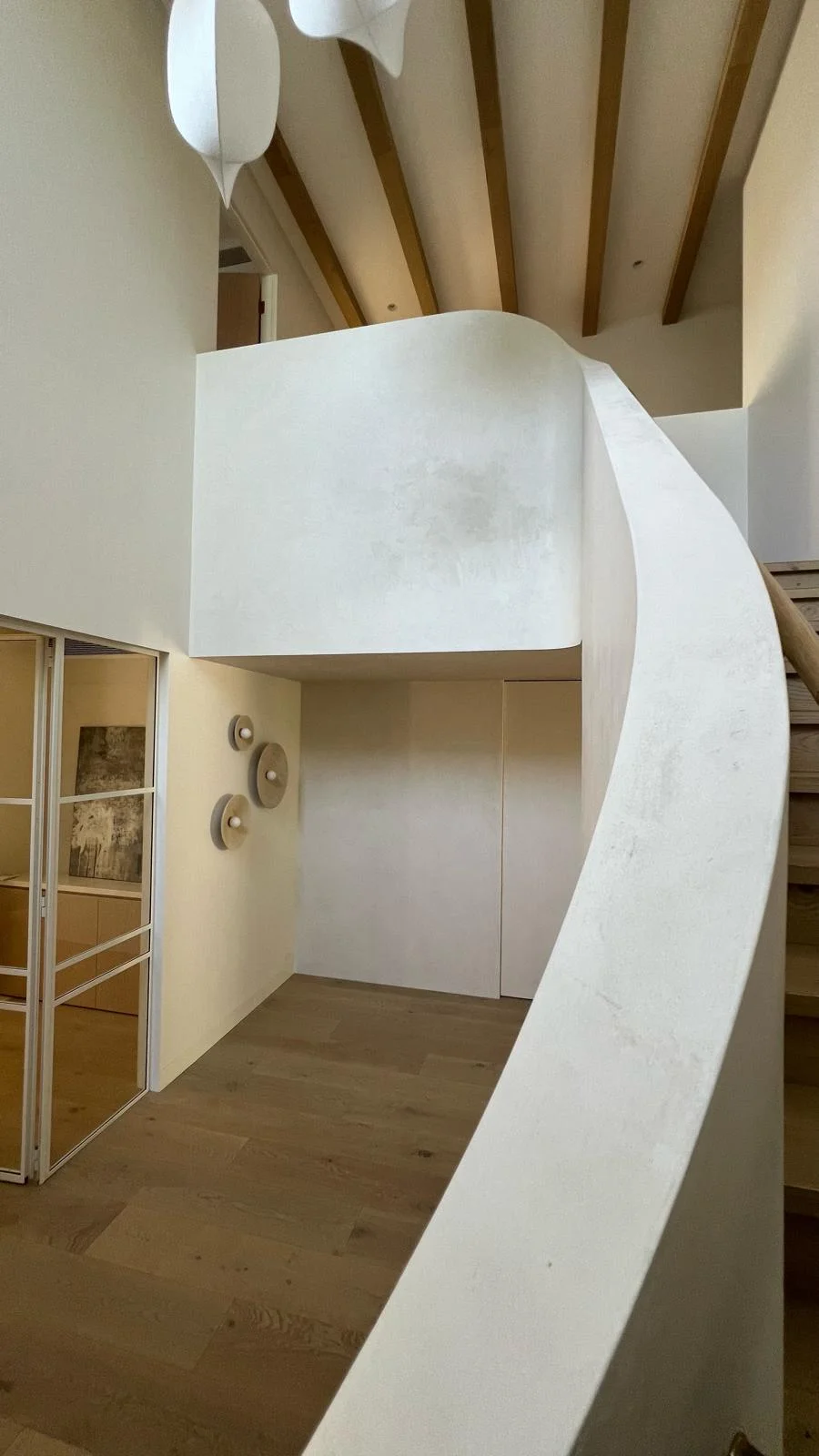 Venetian Plaster Staircase & Walls