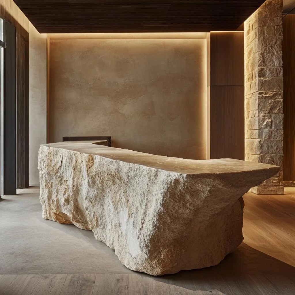Commercial Estecha Stone Feature